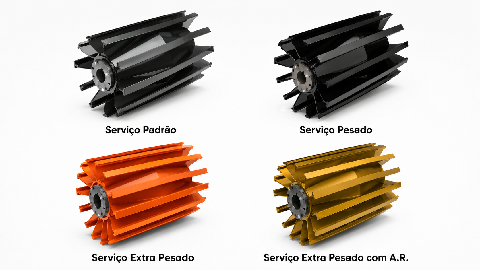 Tambores Wing para Transportadores de Correia Martin