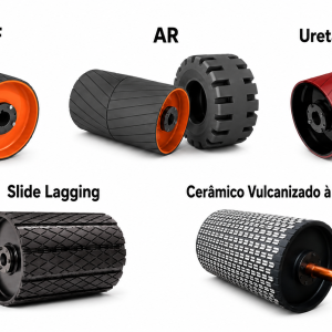 Tambores para Transportadores de Correia Com Revestimentos Martin